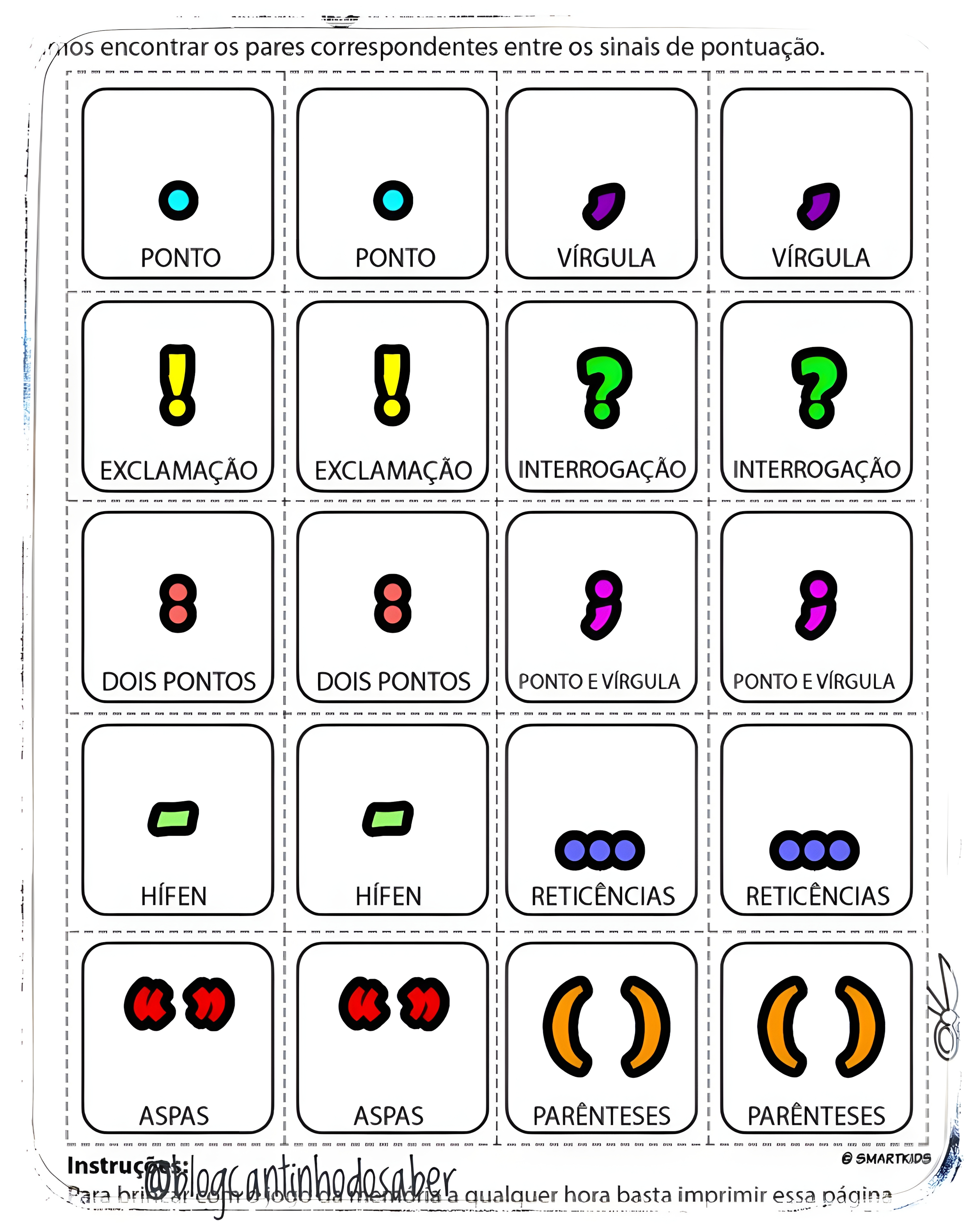 MAPA MENTAL SOBRE SINAIS DE PONTUACAO
