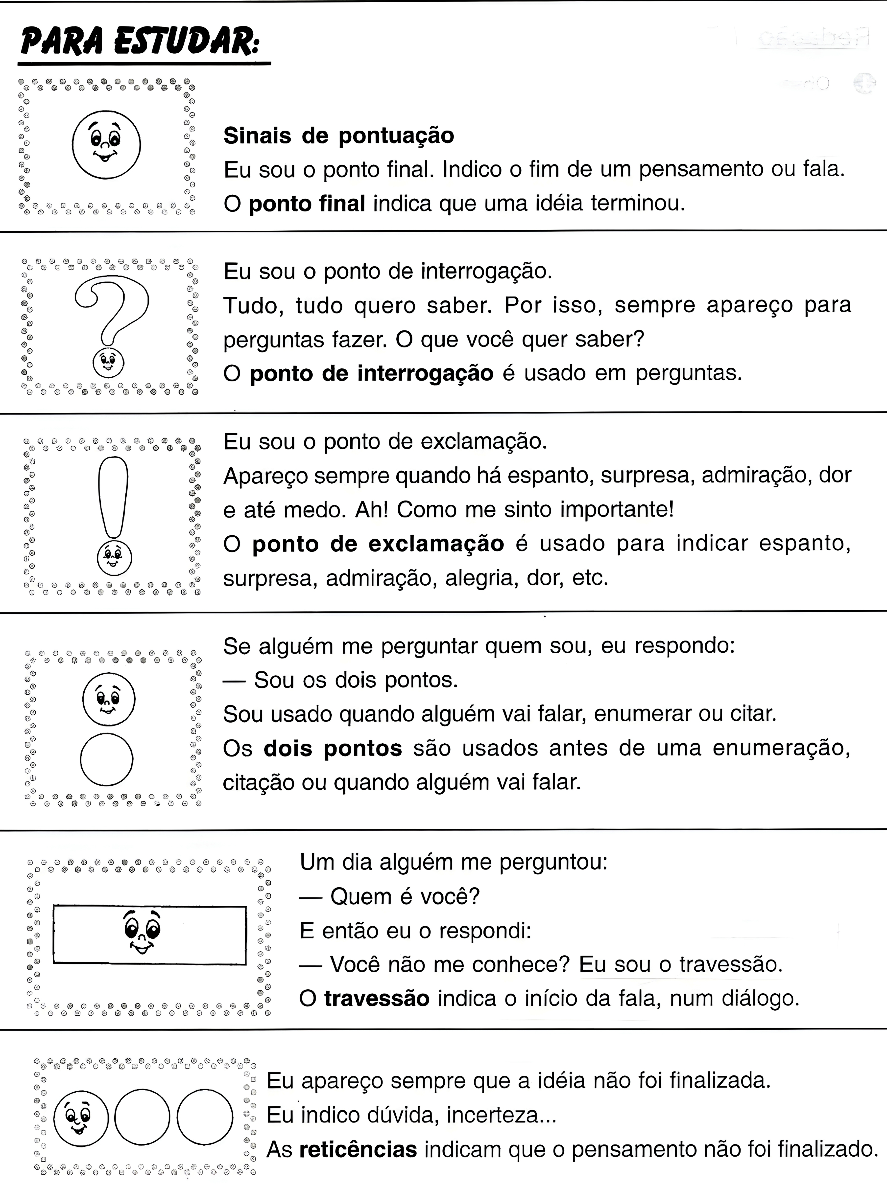 MAPA MENTAL SOBRE SINAIS DE PONTUACAO