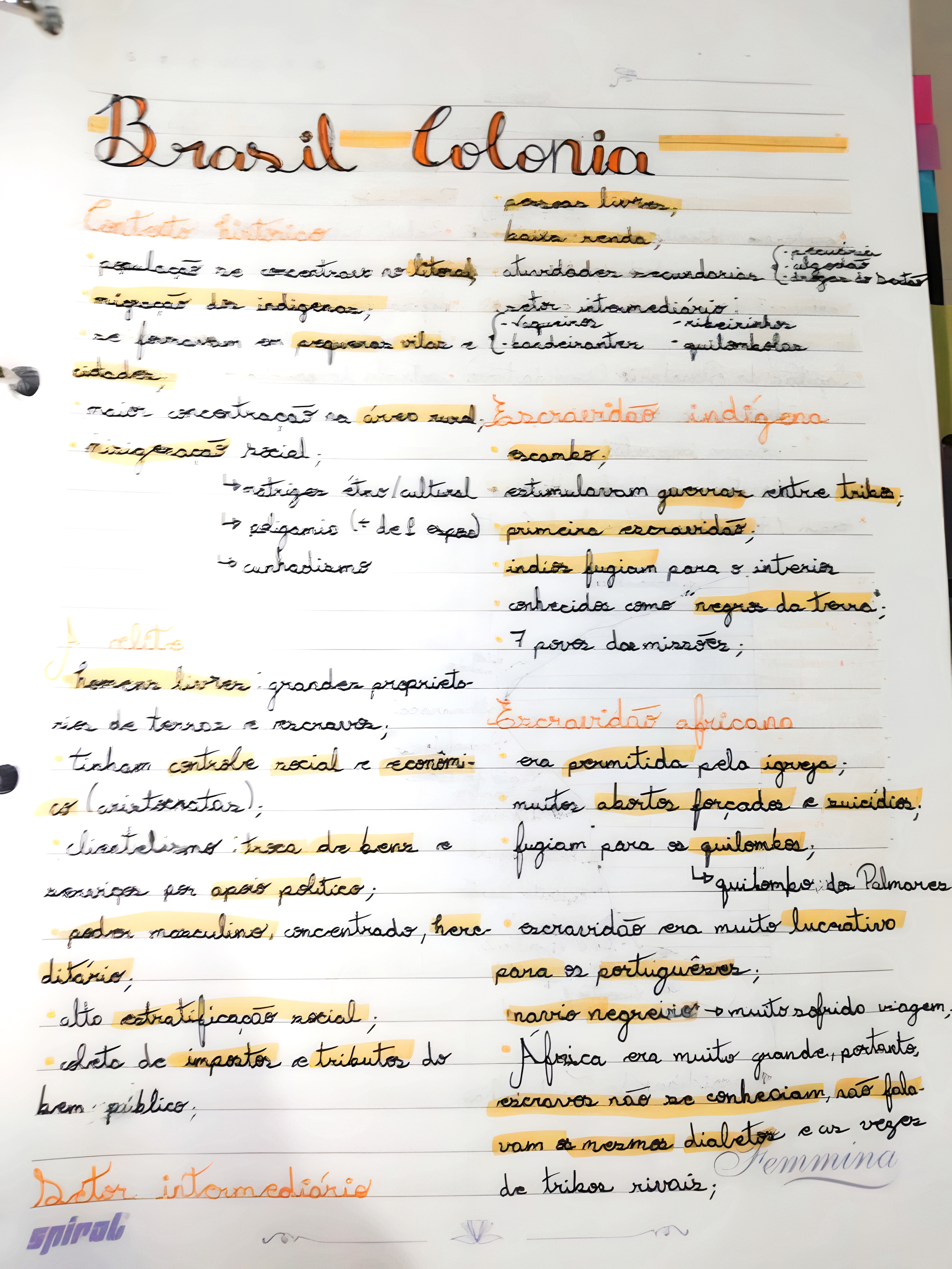 MAPA MENTAL SOBRE SISTEMA COLONIAL