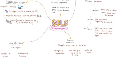 MAPA MENTAL SOBRE TIPOS DE SOLO