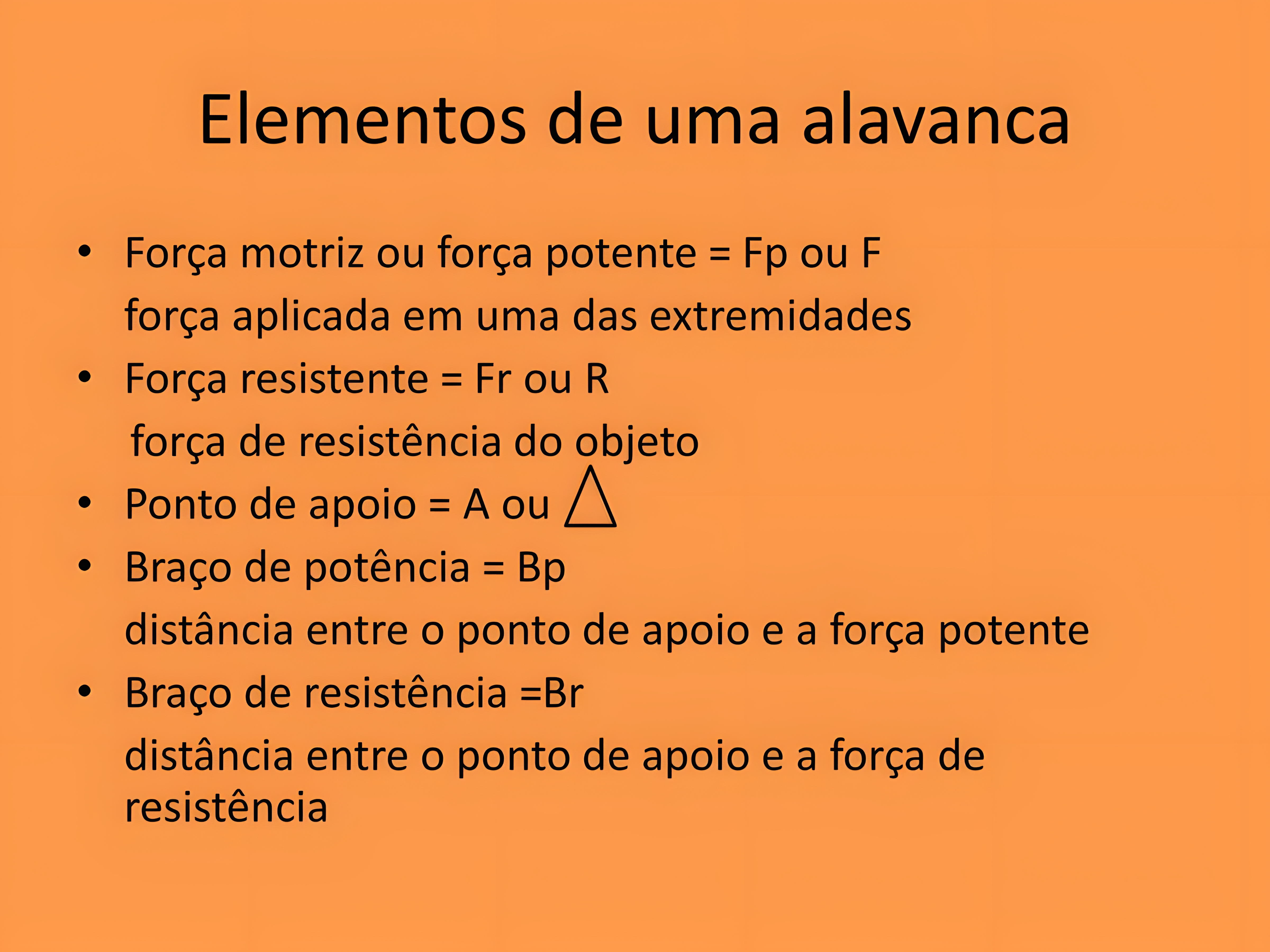 MAPA MENTAL SOBRE ALAVANCAS