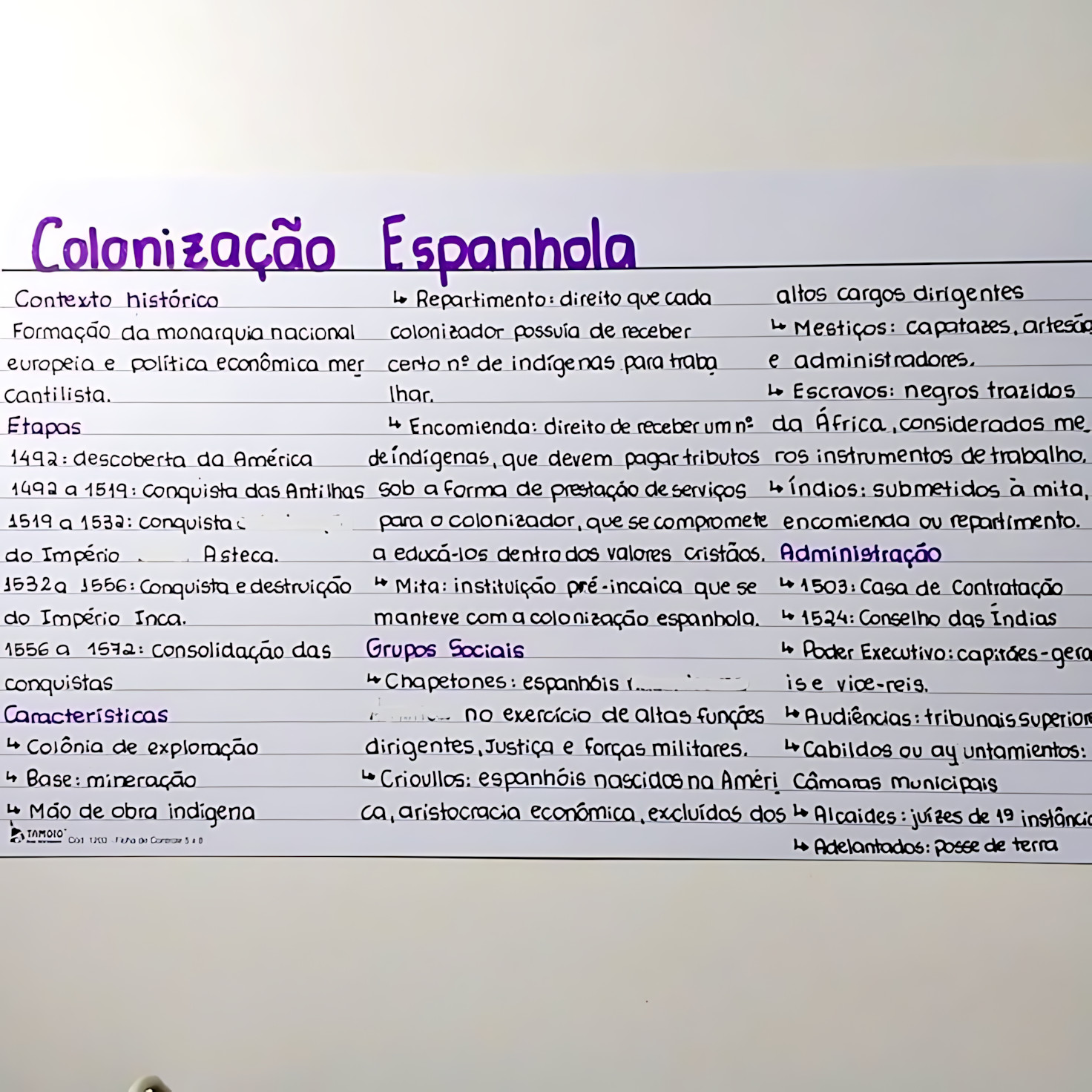 COLONIZAÇÃO ESPANHOLA