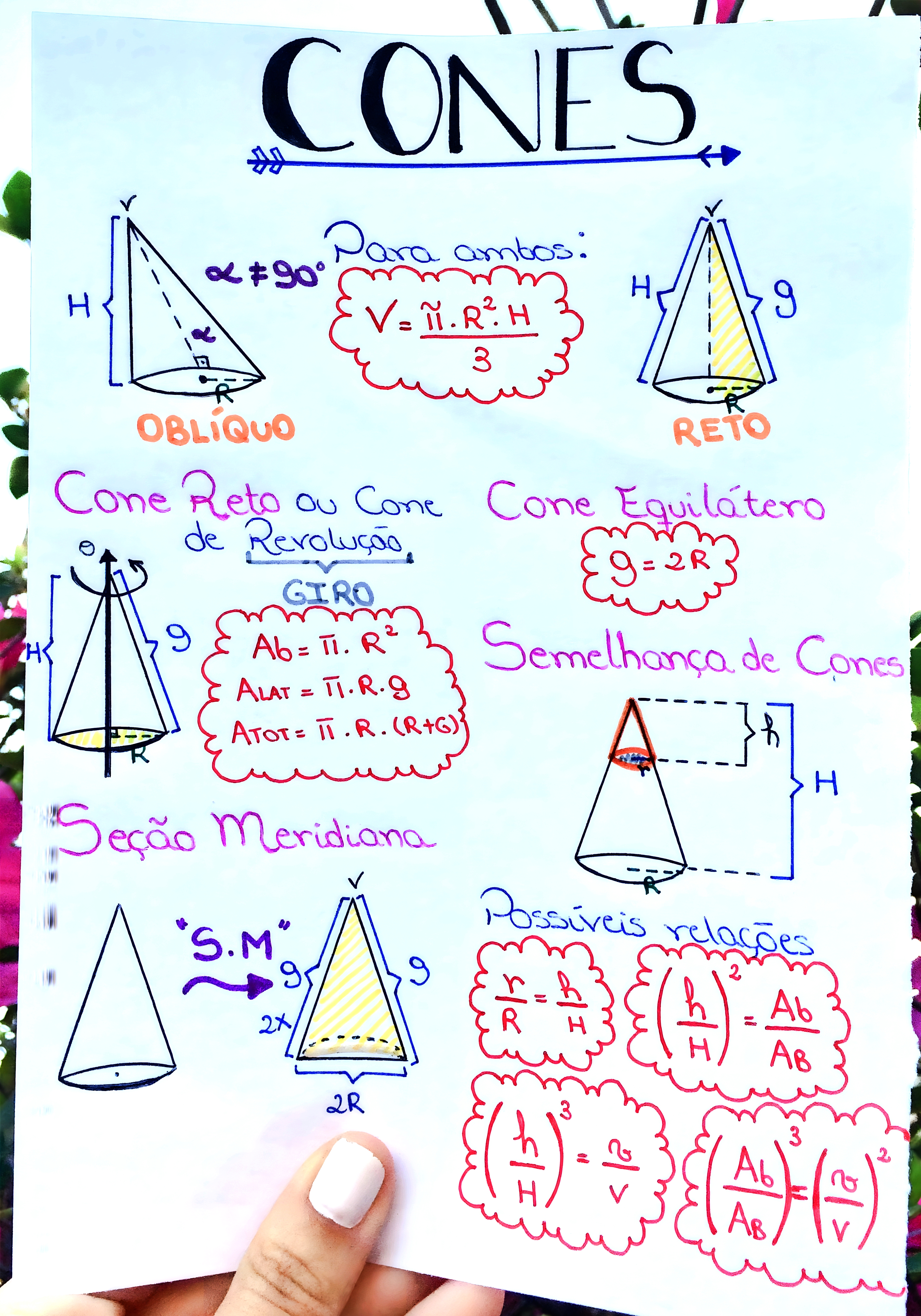 MAPA MENTAL SOBRE CONES