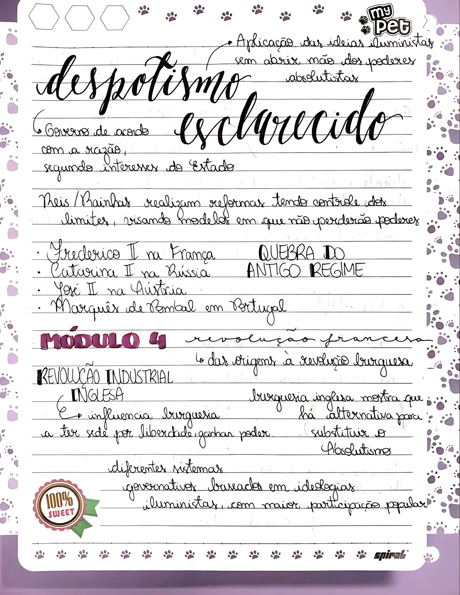 MAPA MENTAL SOBRE DESPOTISMO ESCLARECIDO