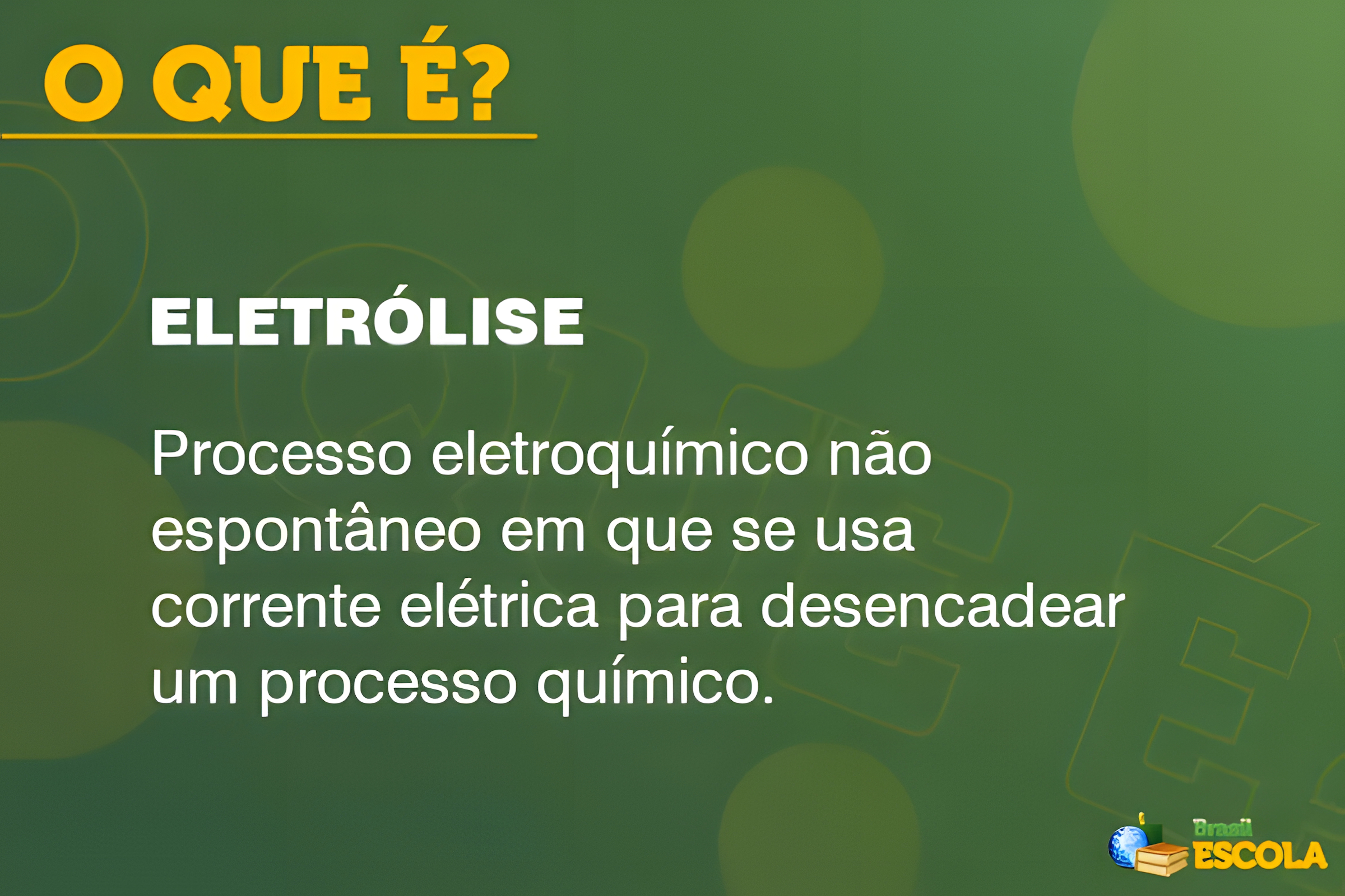 MAPA MENTAL SOBRE ELETROLISE