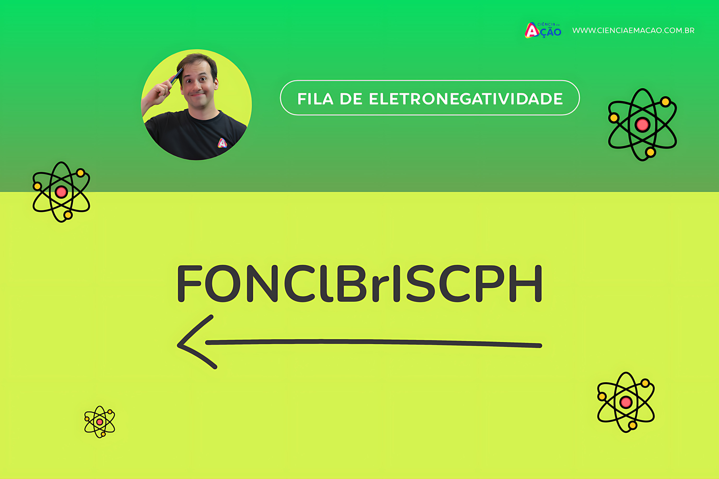 MAPA MENTAL SOBRE ELETRONEGATIVIDADE