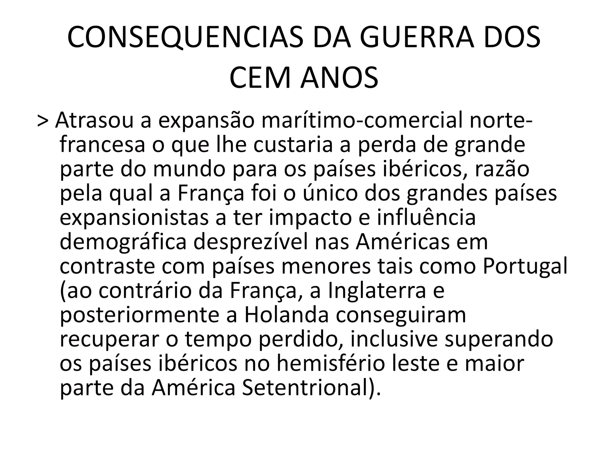 GUERRA DOS CEM ANOS