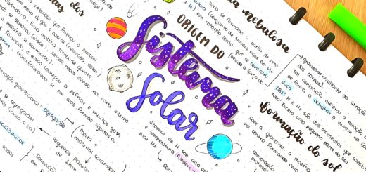 MAPA MENTAL SOBRE O SISTEMA SOLAR