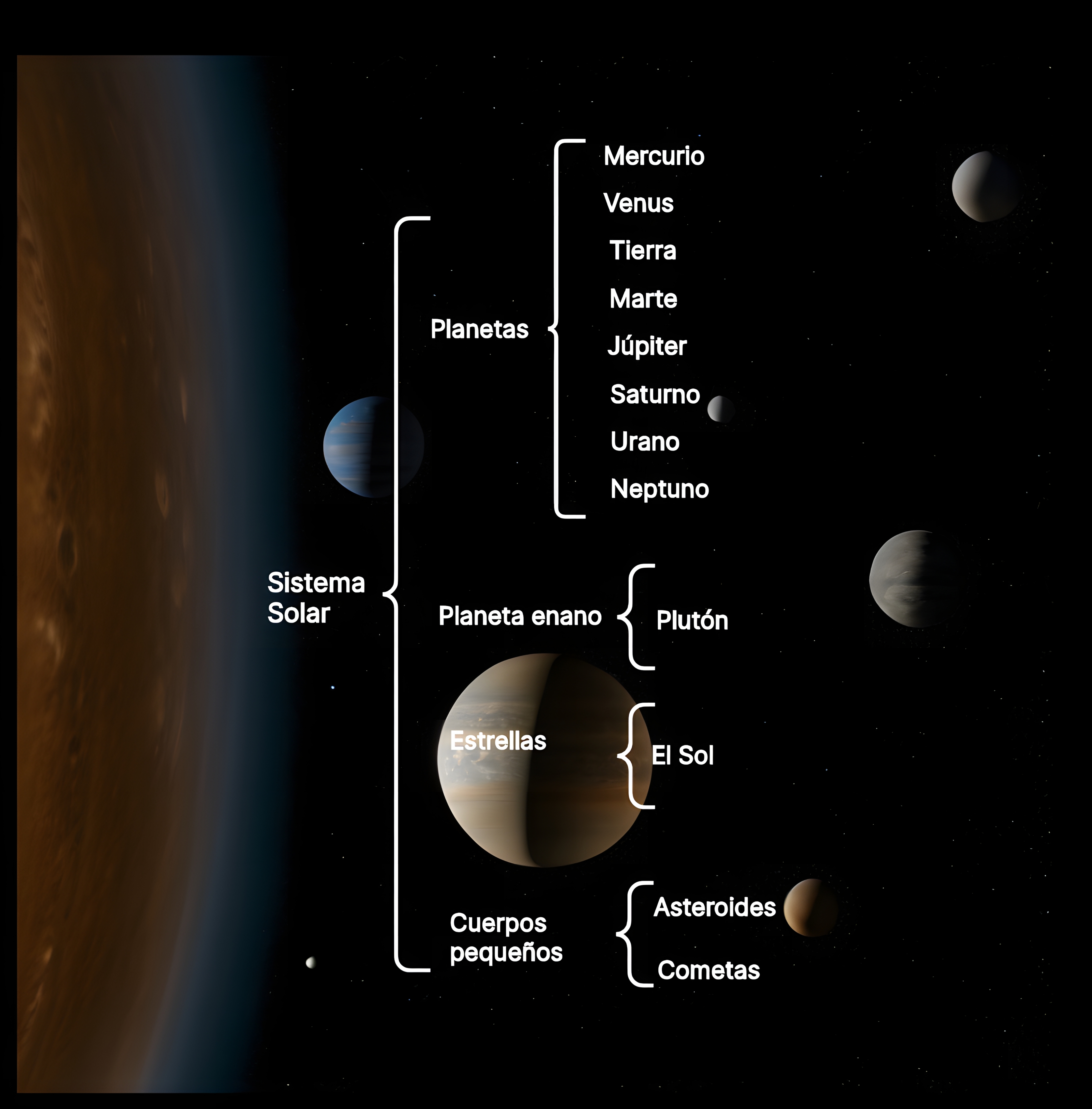 MAPA MENTAL SOBRE O SISTEMA SOLAR