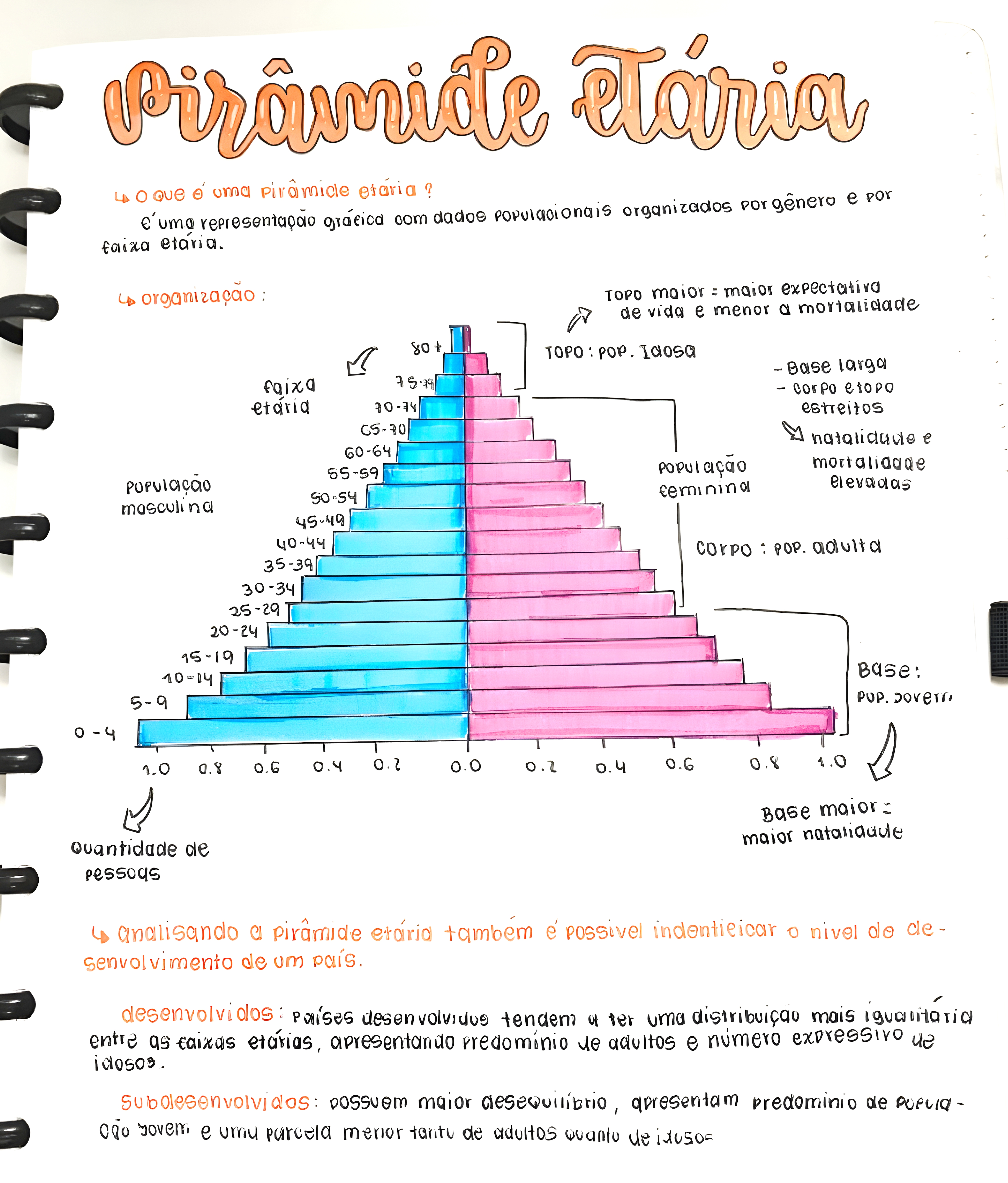 MAPA MENTAL SOBRE PIRAMIDE ETARIA