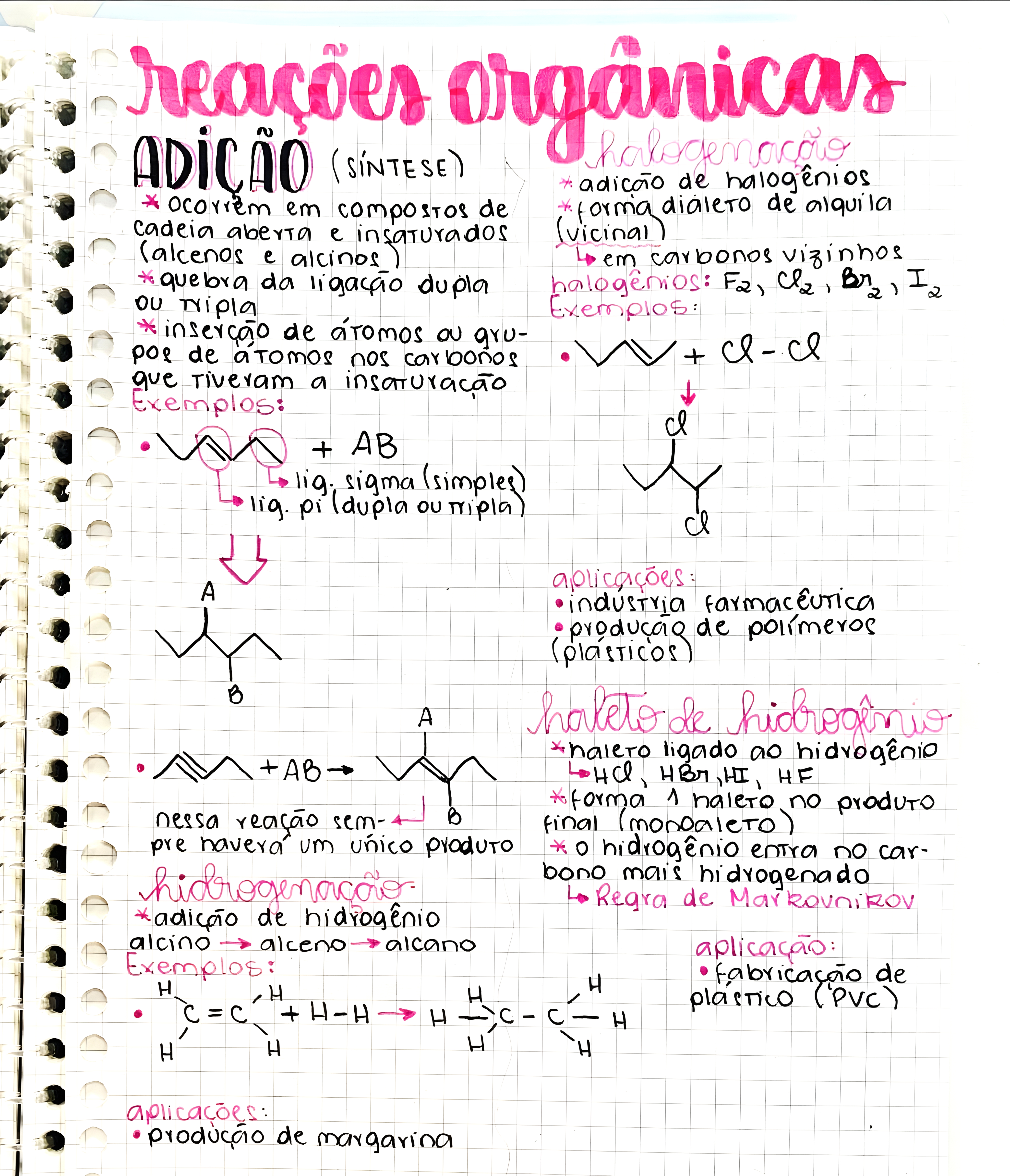 MAPA MENTAL SOBRE REACOES ORGANICAS