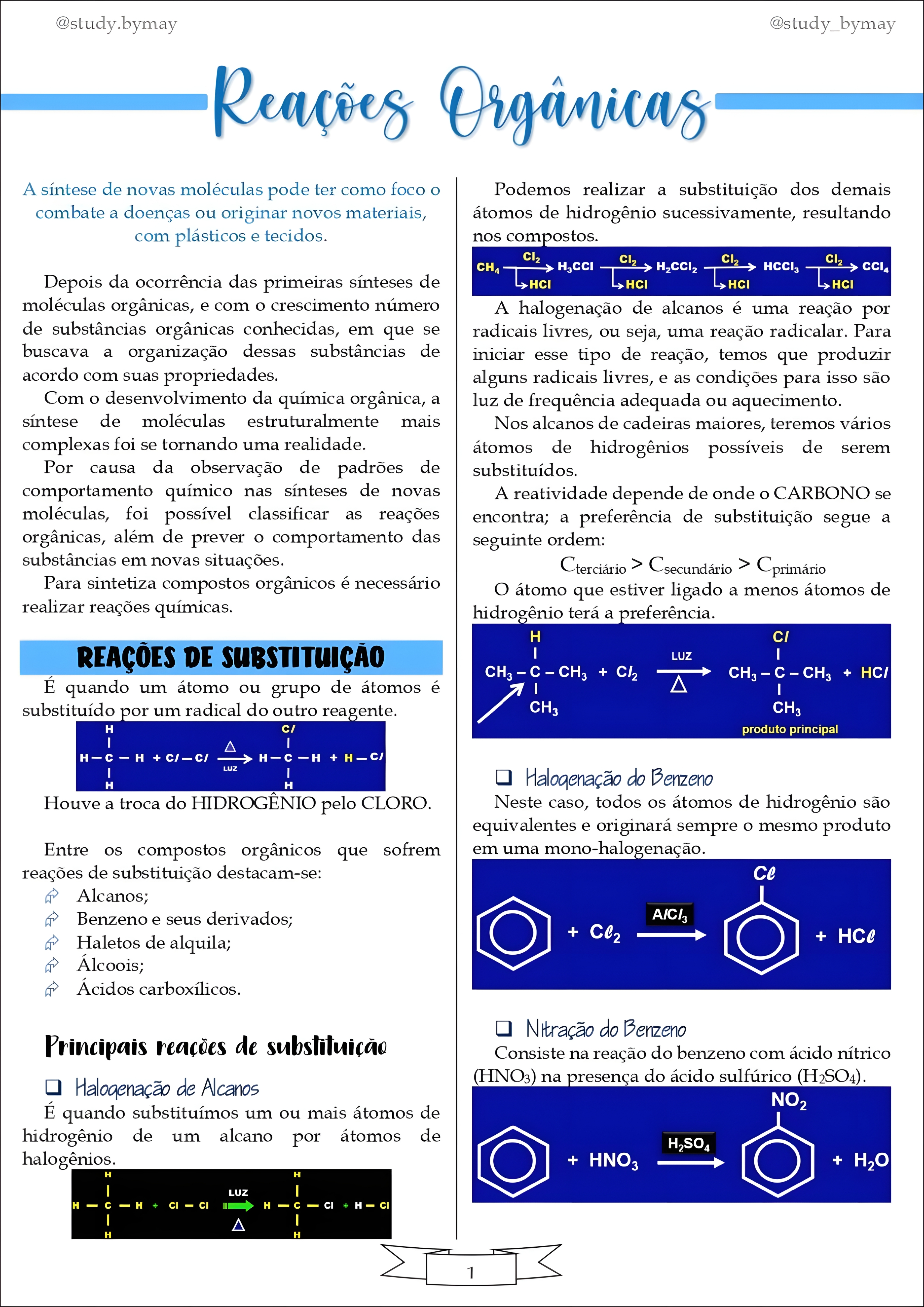 MAPA MENTAL SOBRE REACOES ORGANICAS