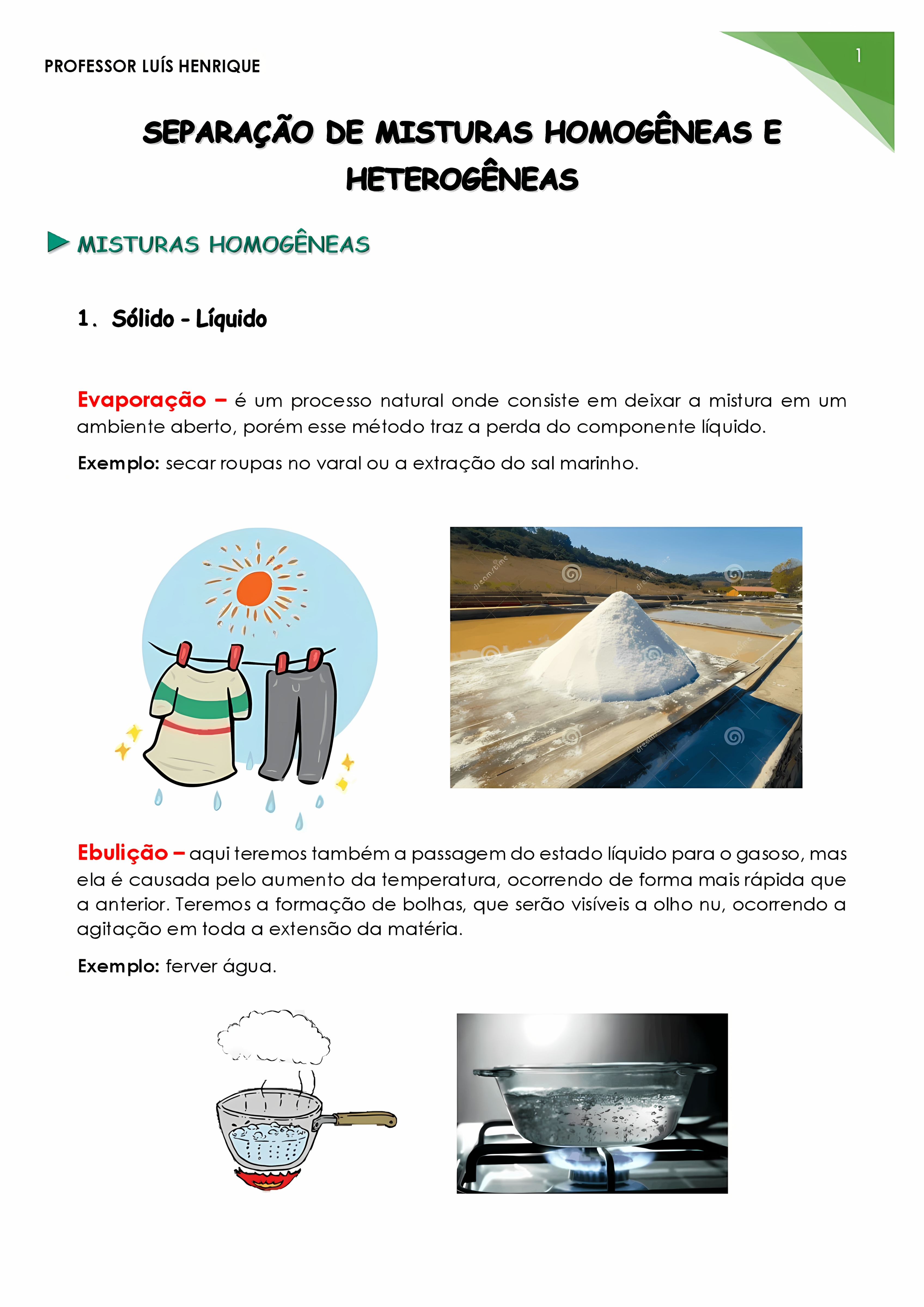 MAPA MENTAL SOBRE SEPARACAO DE MISTURAS