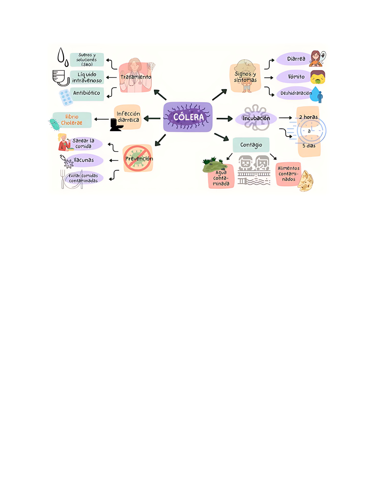 MAPA MENTAL SOBRE CÓLERA