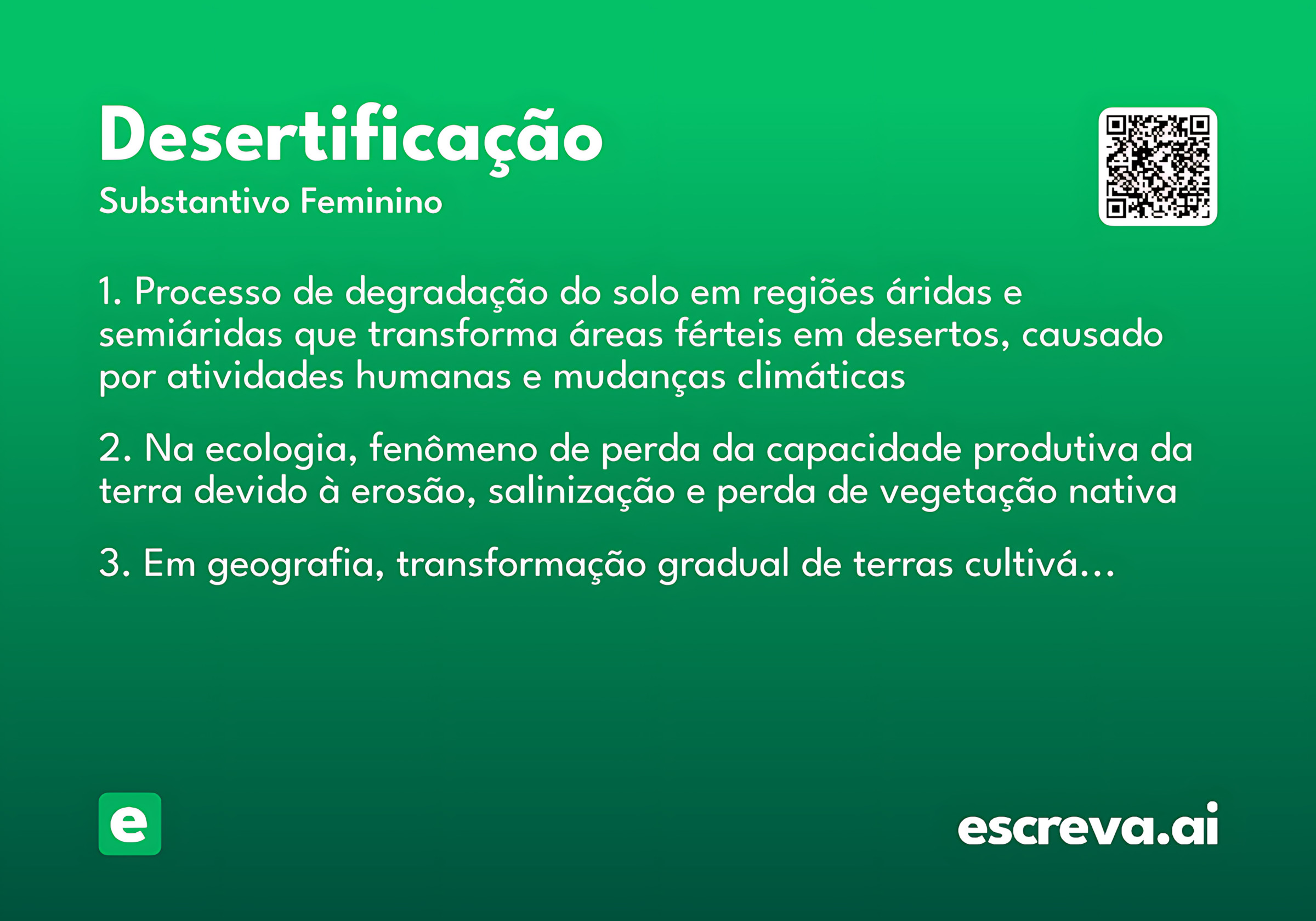 MAPA MENTAL SOBRE DESERTIFICAÇÃO