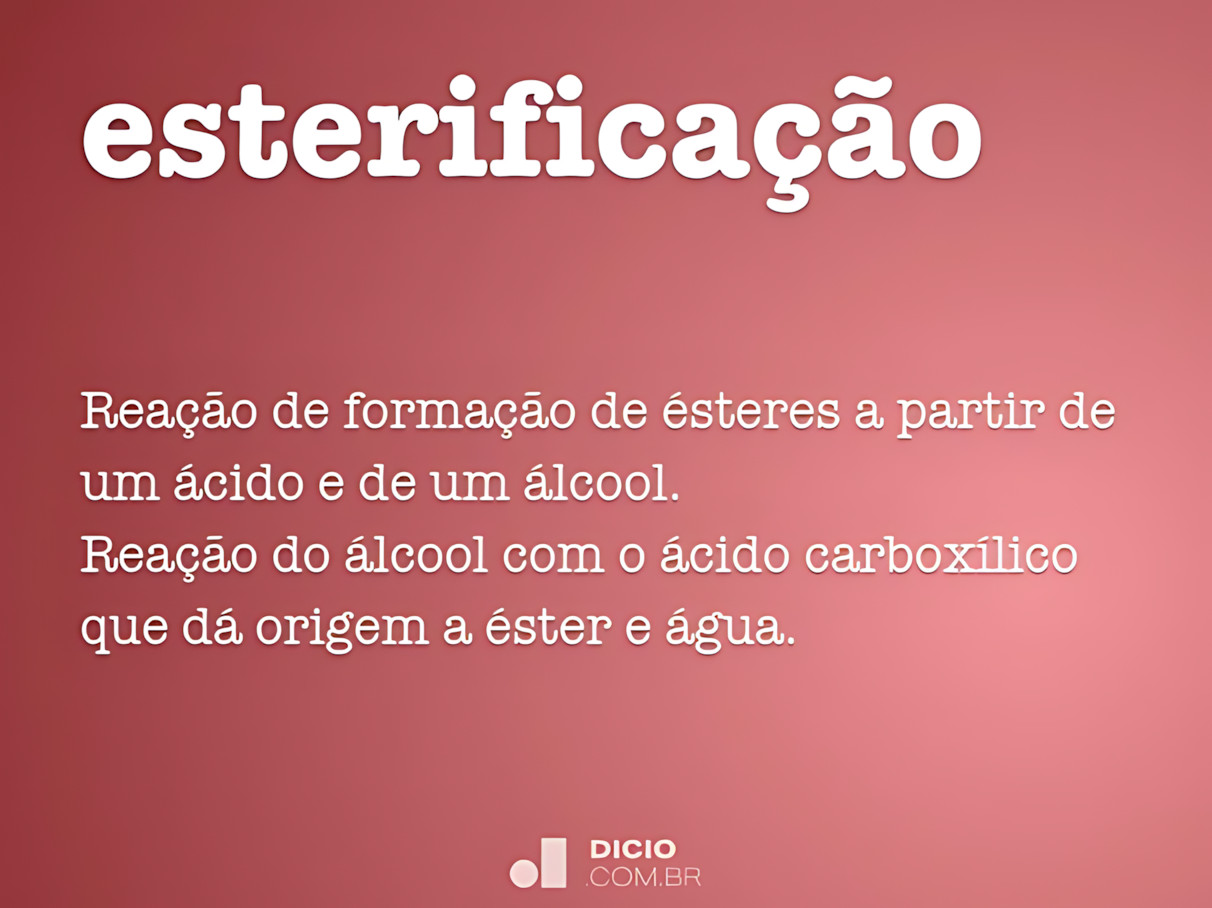 MAPA MENTAL SOBRE ESTERIFICAÇÃO