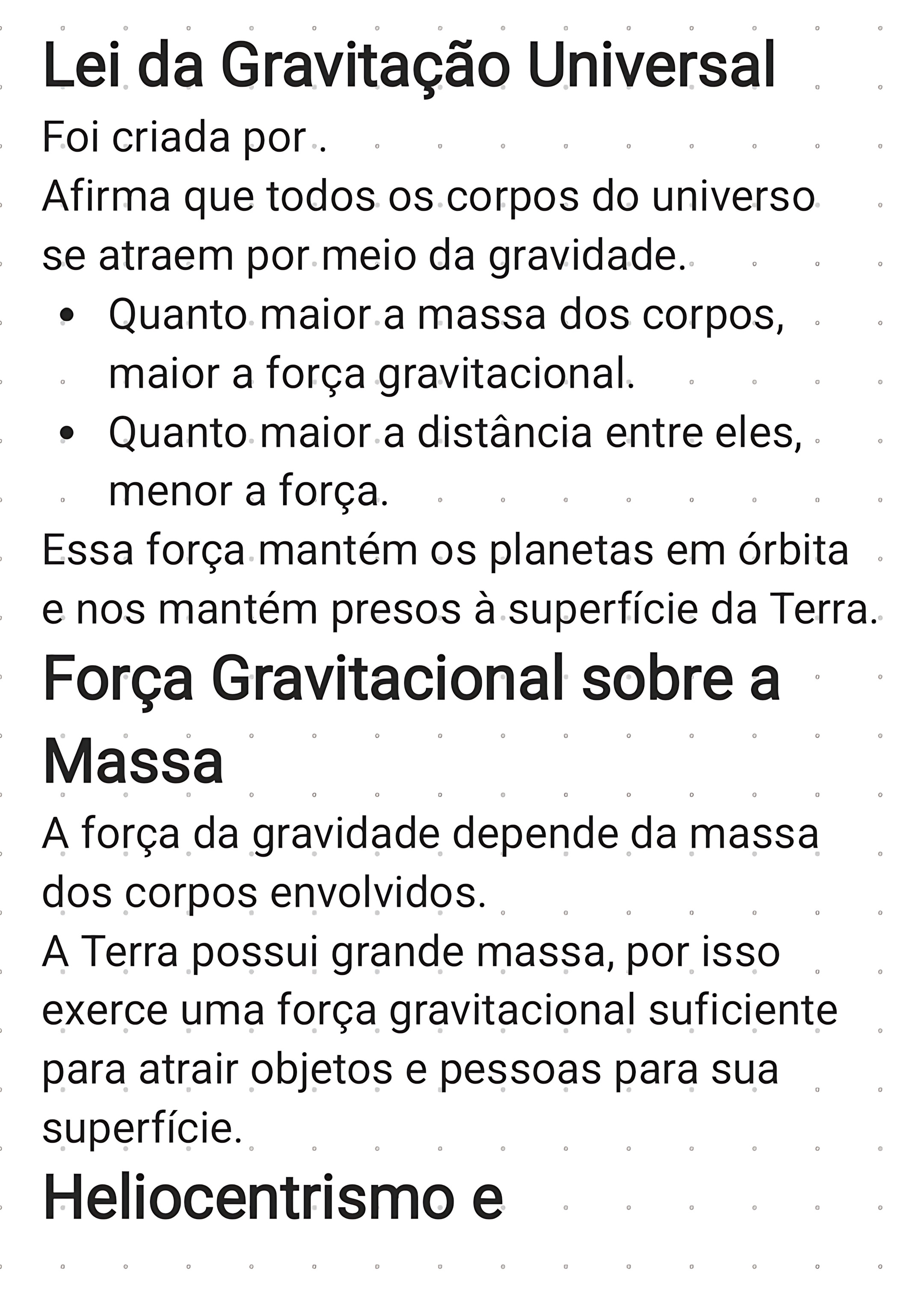 MAPA MENTAL SOBRE GRAVIDADE