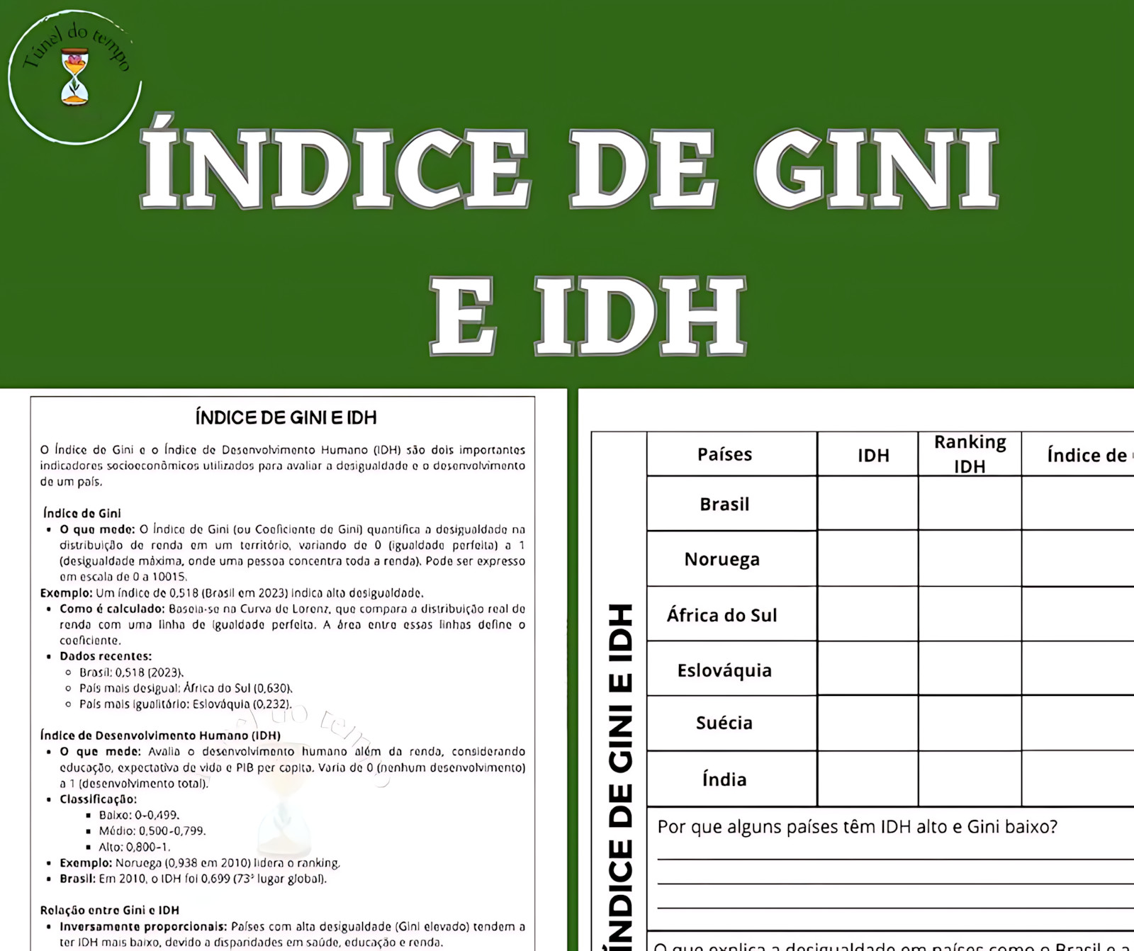 MAPA MENTAL SOBRE ÍNDICE DE GINI