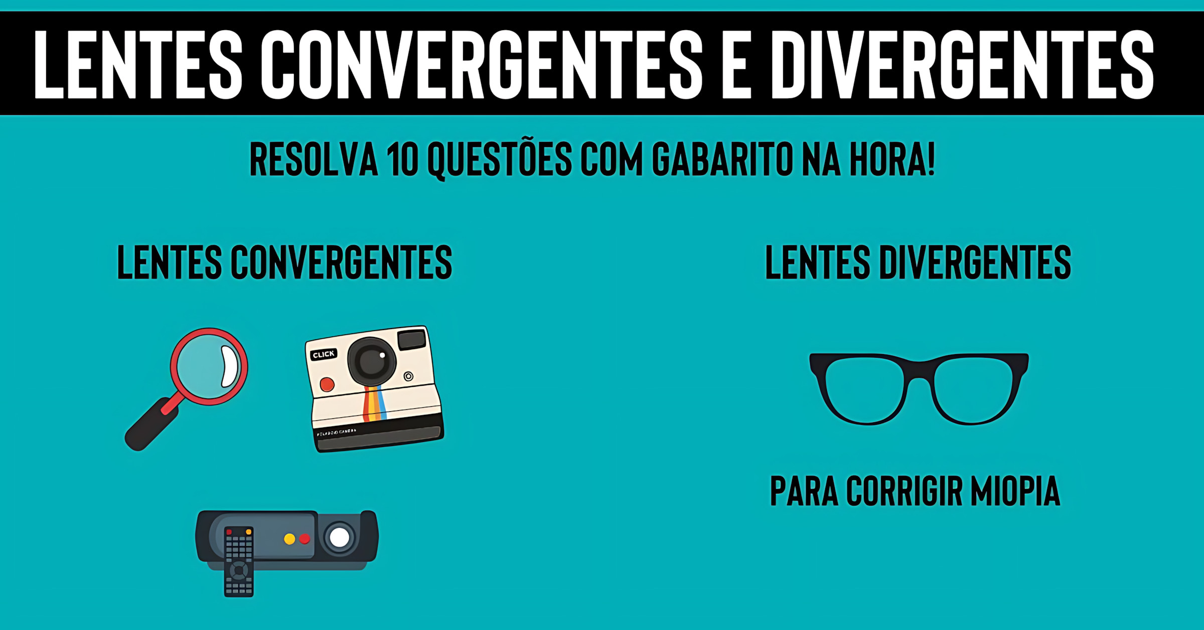 MAPA MENTAL SOBRE LENTES CONVERGENTES E DIVERGENTES