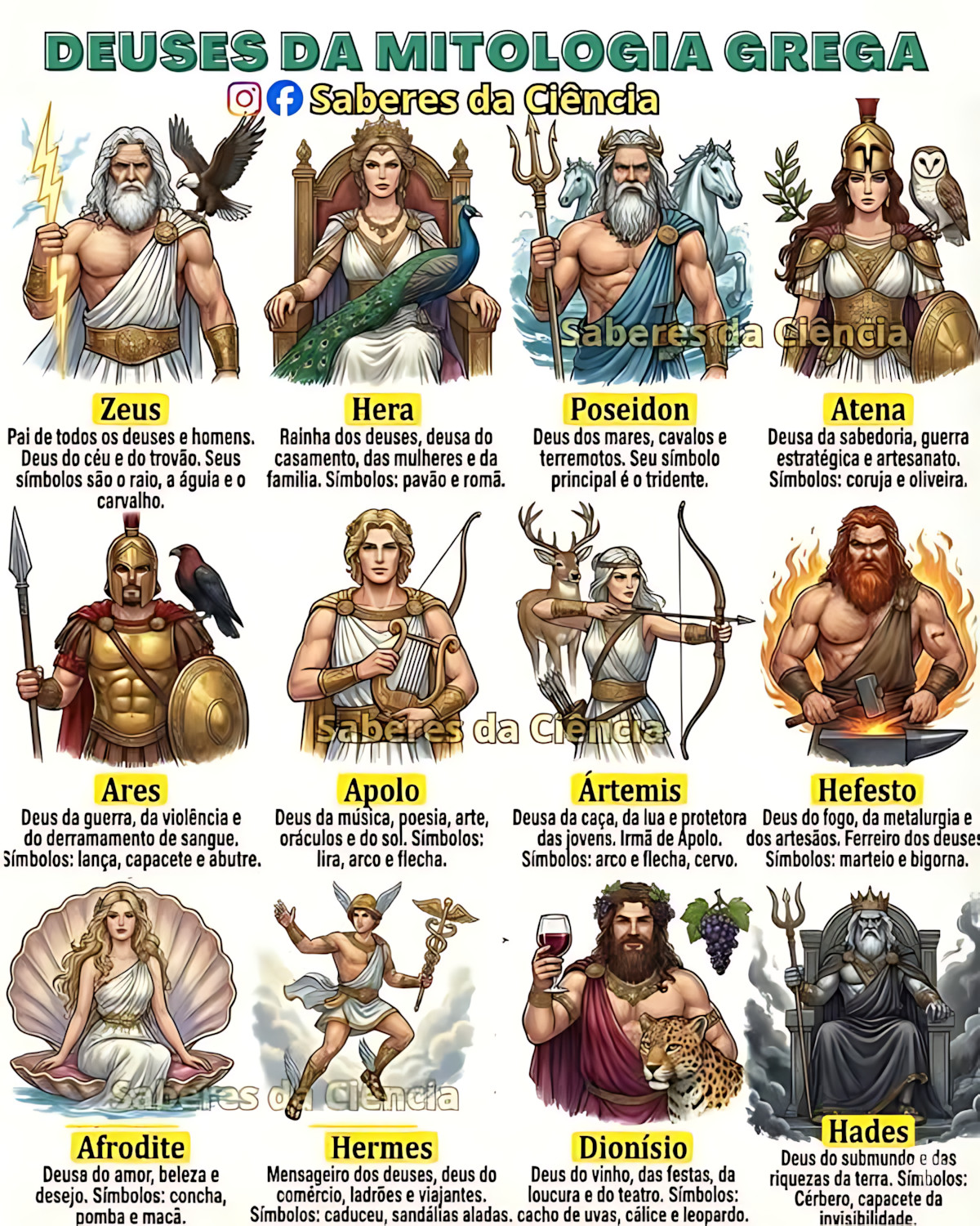 MAPA MENTAL SOBRE MITOLOGIA GREGA