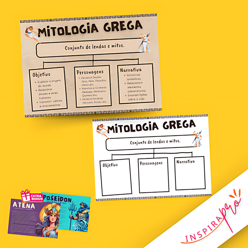 MAPA MENTAL SOBRE MITOLOGIA GREGA