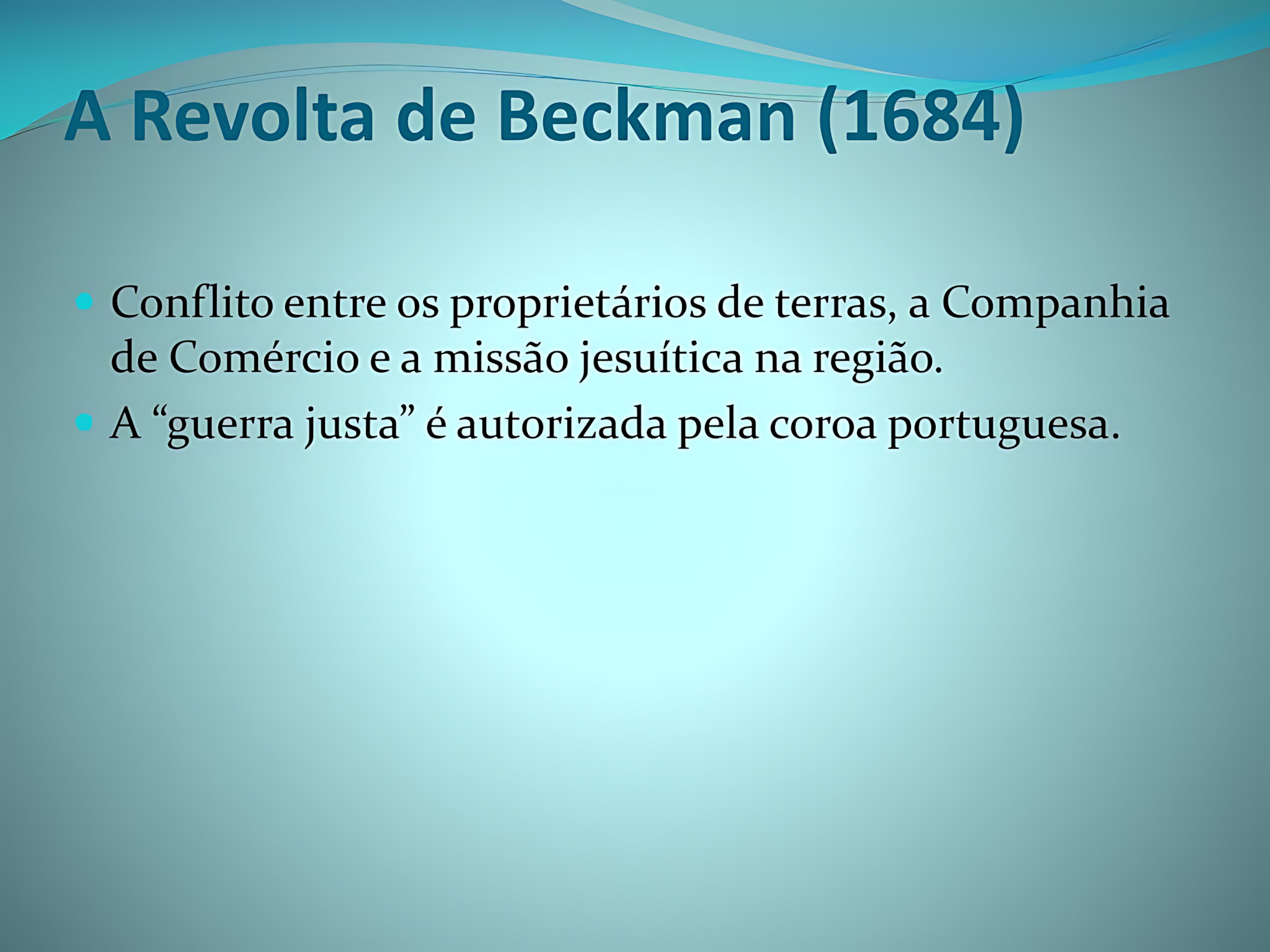 MAPA MENTAL SOBRE REVOLTA DE BECKMAN