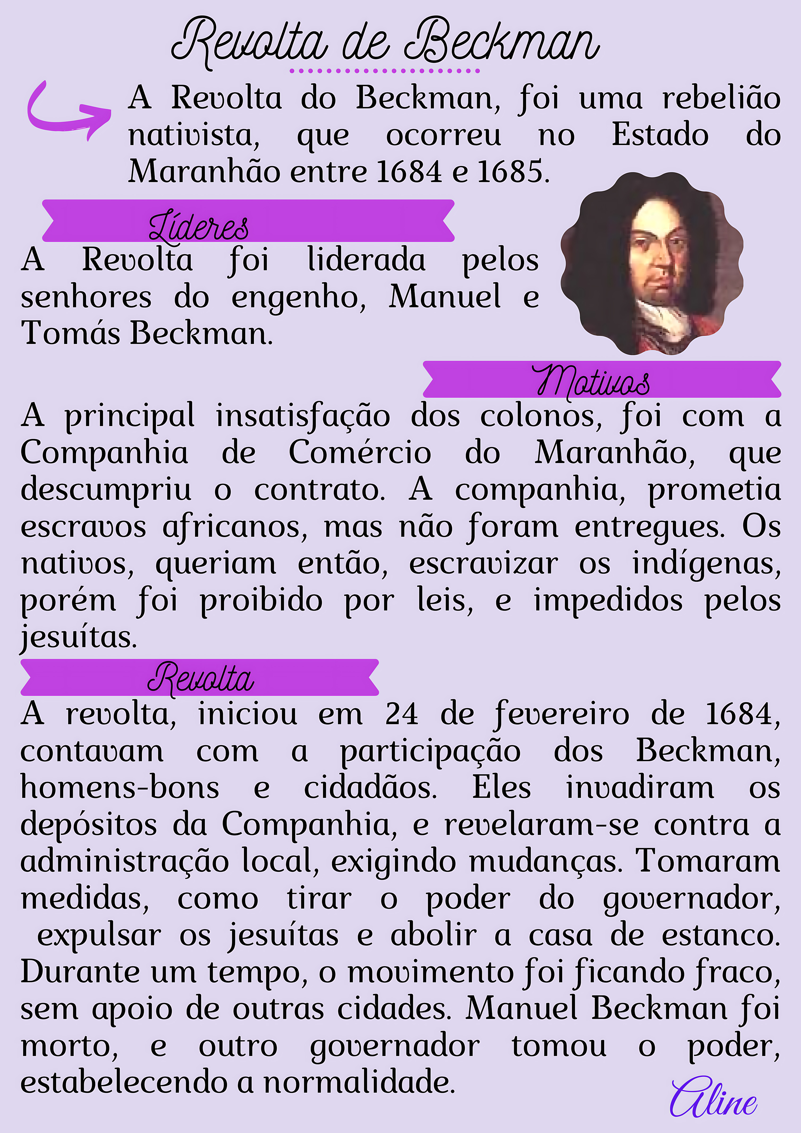 MAPA MENTAL SOBRE REVOLTA DE BECKMAN