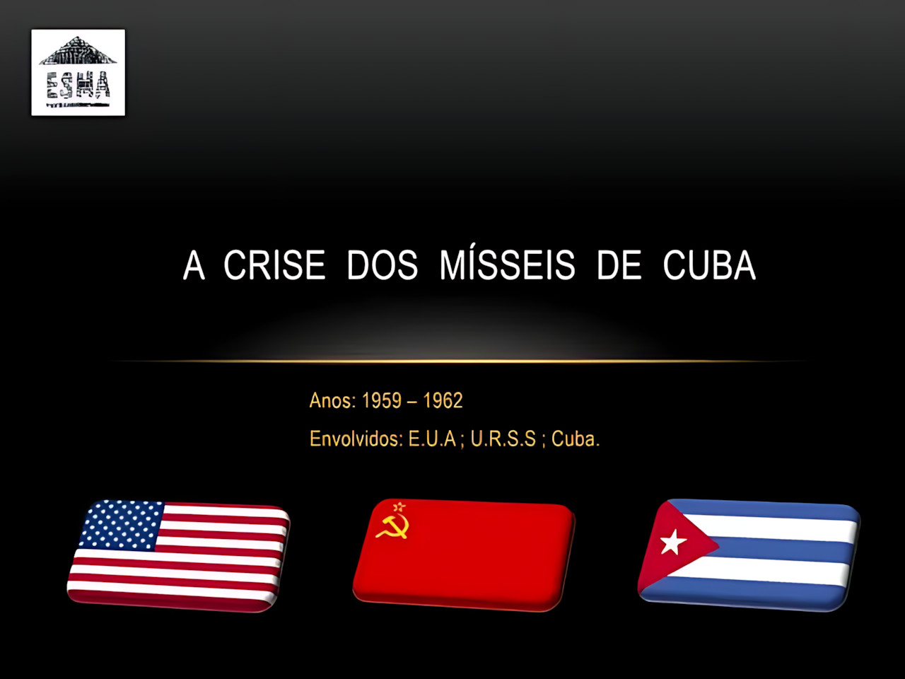 MAPA MENTAL SOBRE CRISE DOS MÍSSEIS