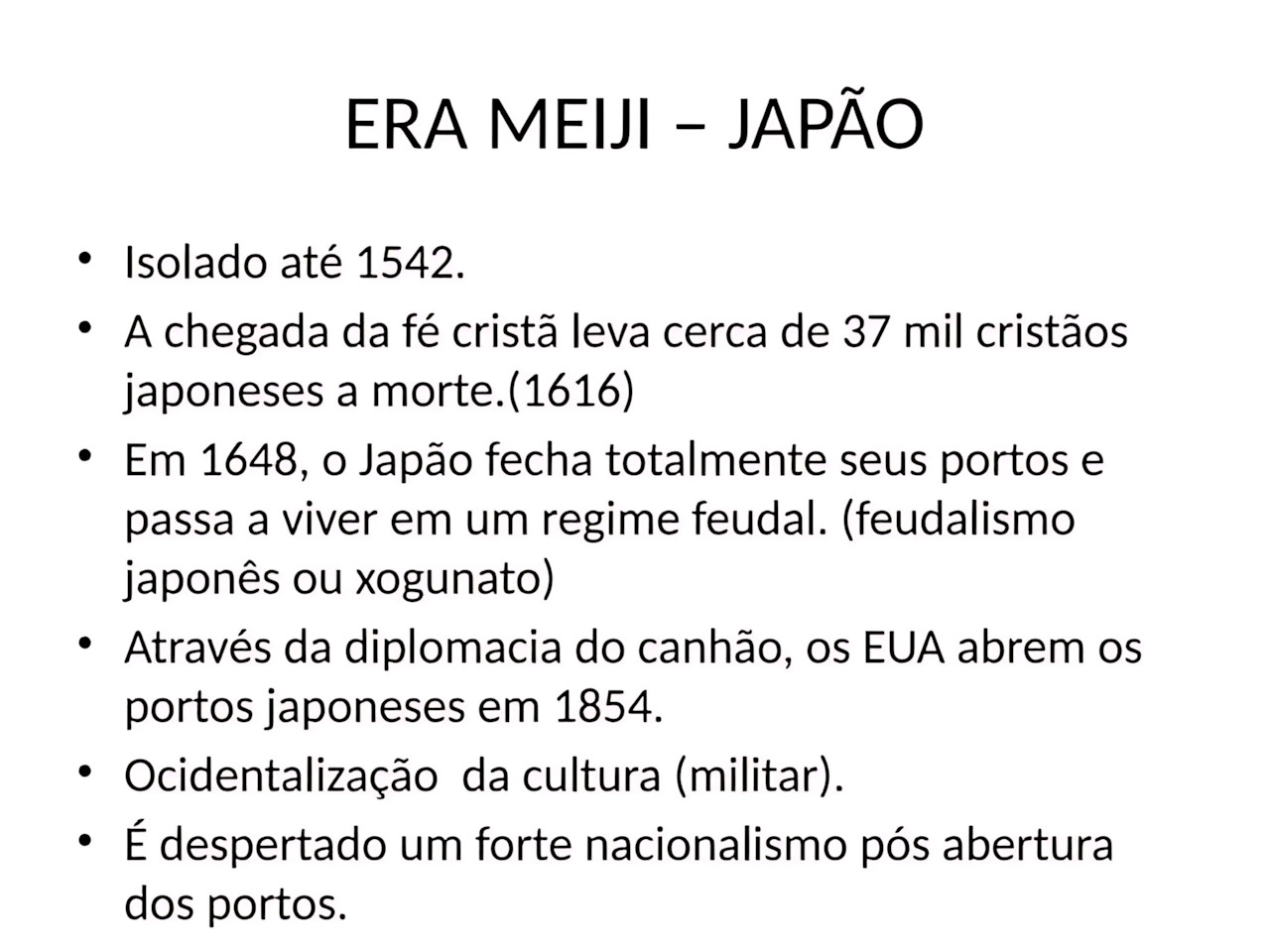 MAPA MENTAL SOBRE ERA MEIJI