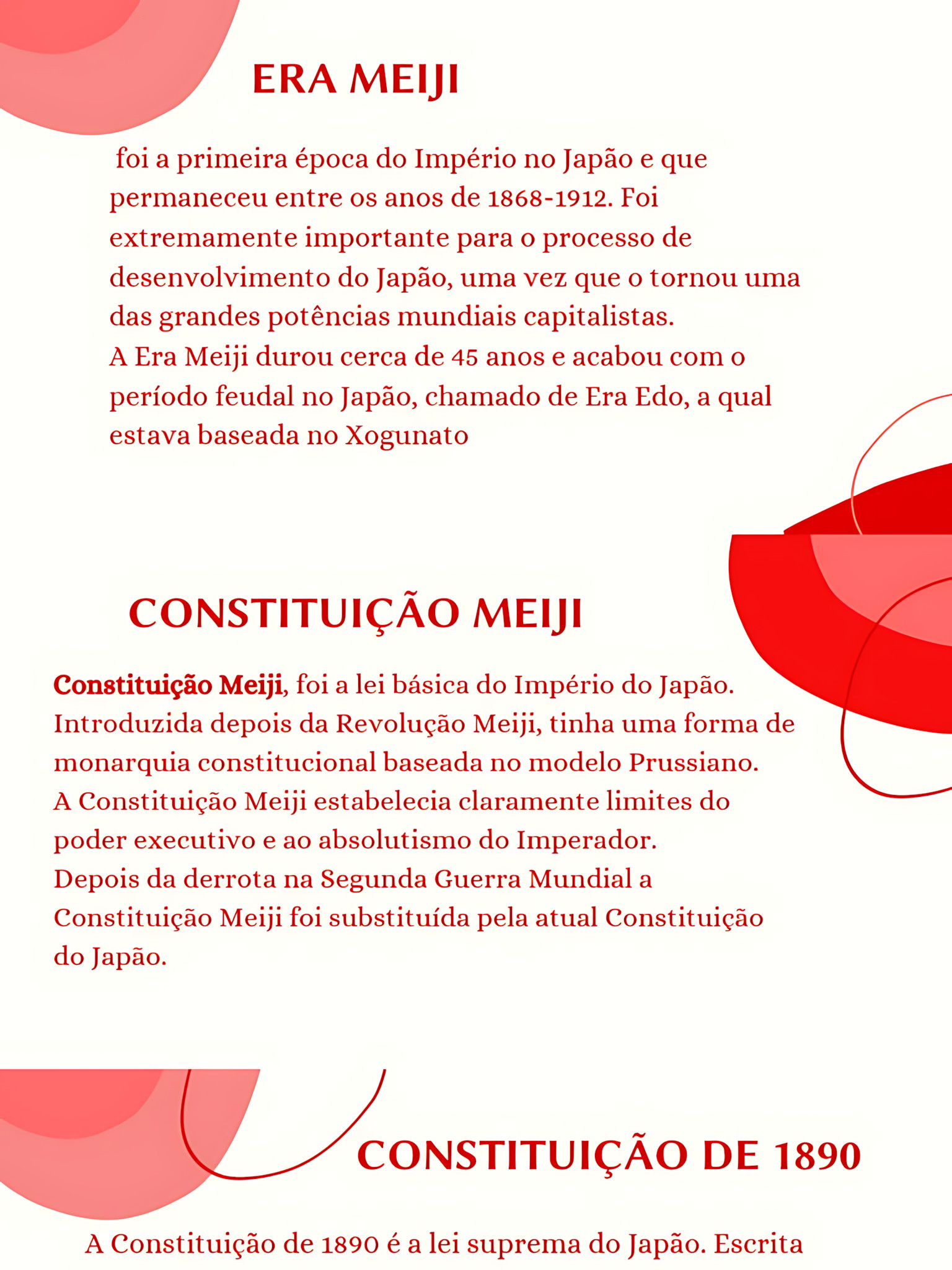 MAPA MENTAL SOBRE ERA MEIJI