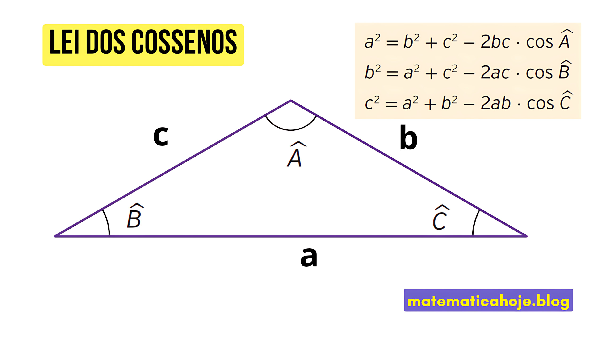 MAPA MENTAL SOBRE LEI DOS COSSENOS