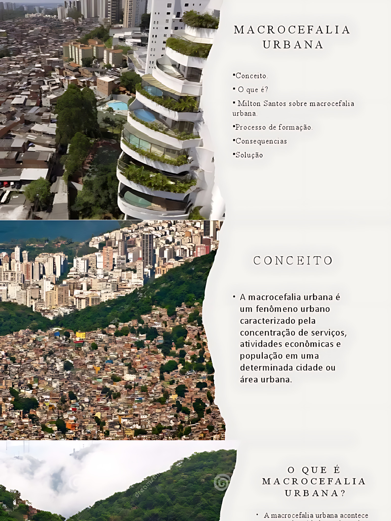 MAPA MENTAL SOBRE MACROCEFALIA URBANA