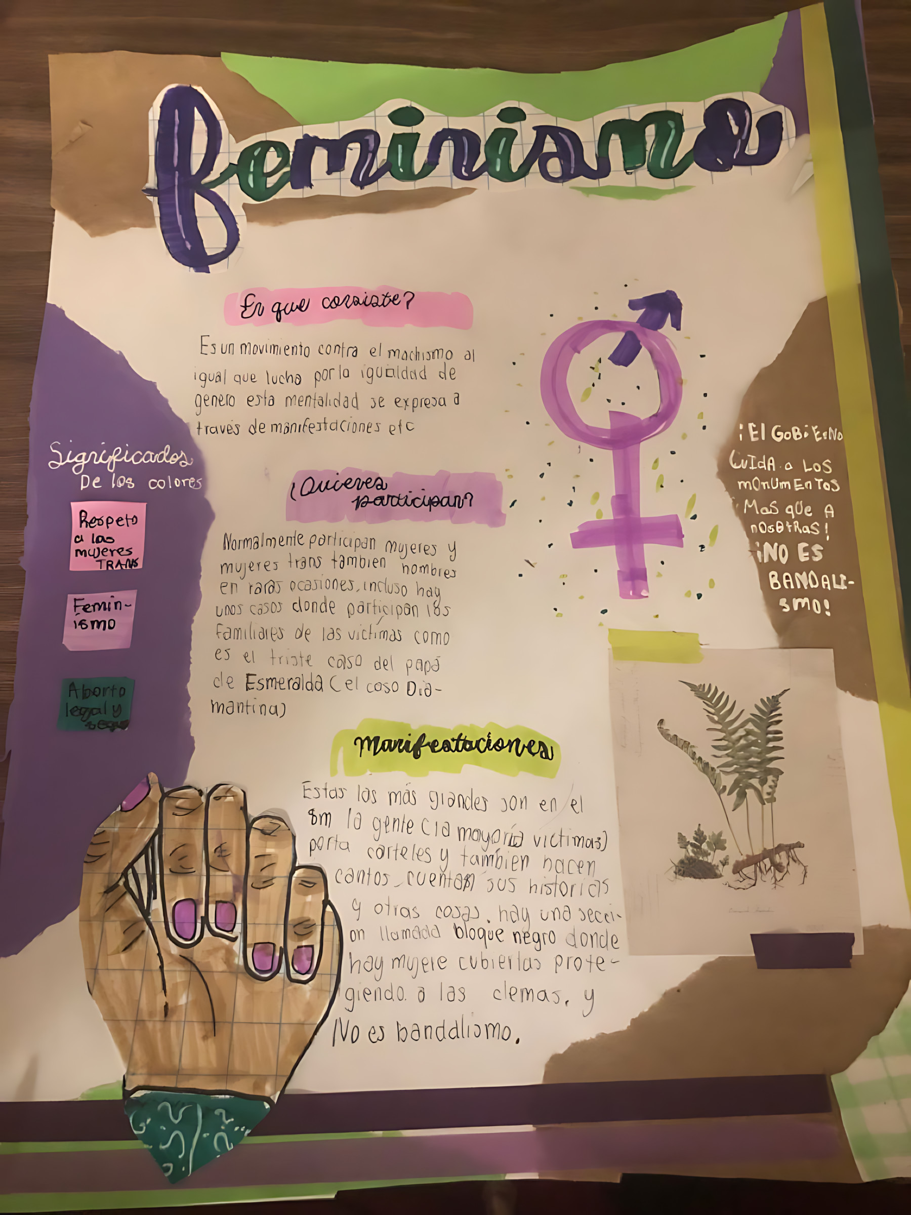 MAPA MENTAL SOBRE MOVIMENTO FEMINISTA