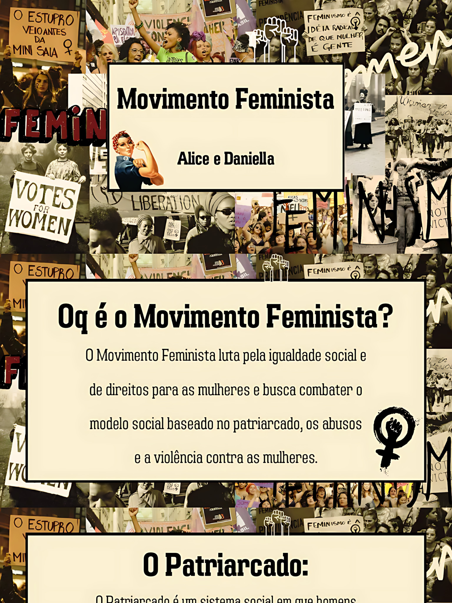 MAPA MENTAL SOBRE MOVIMENTO FEMINISTA
