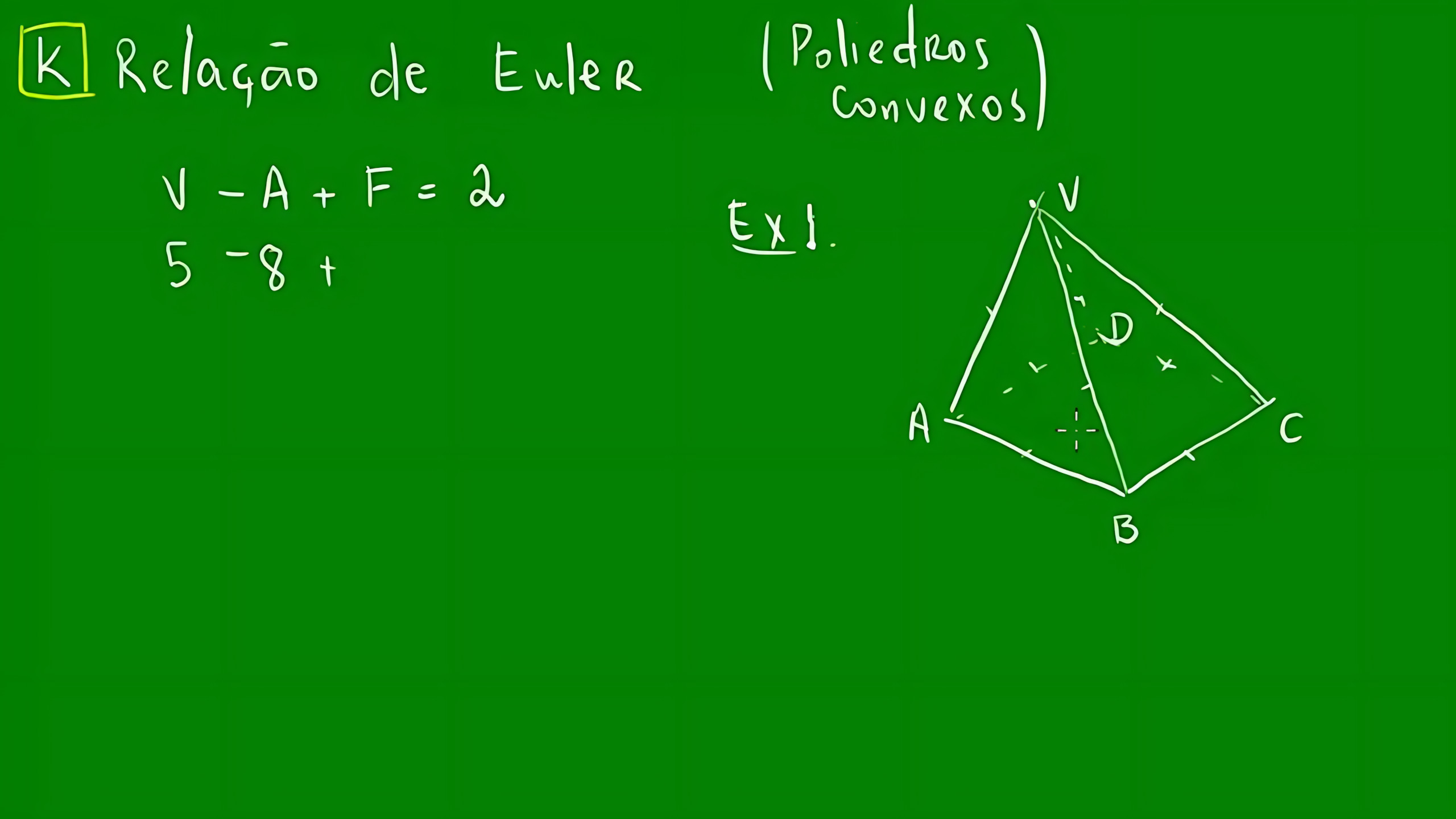 MAPA MENTAL SOBRE RELAÇÃO DE EULER